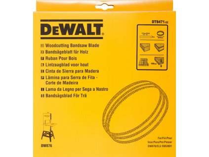 DeWALT DT8471 pilový pás, dřevo, plasty, pro DW876 6 mm