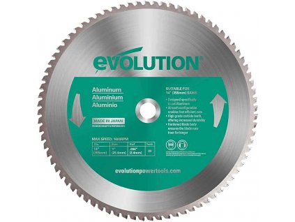 EVOLUTION EV035080 355x25,4mm pilový kotouč na řezání hliníku
