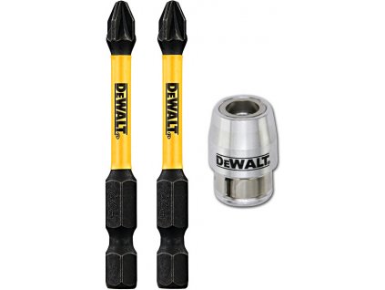 DeWALT 2x PZ2 FLEXTORQ 57mm + magnet. držák