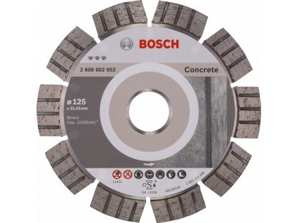 BOSCH 125x22,23mm DIA kotouč na rychlé řezání betonu Best for Concrete
