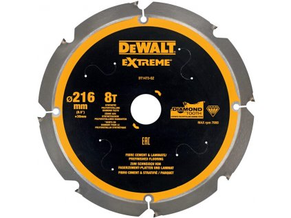 DeWALT kotouč 216x30mm na cementovláknité desky (8z)