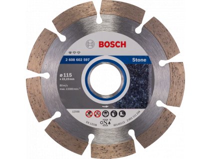 BOSCH 115x22,23mm DIA kotouč na kámen a žulu Standard for Stone (1,6 mm)