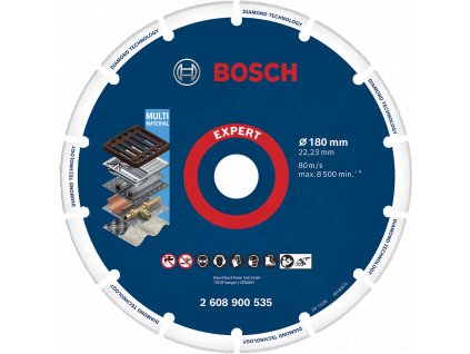BOSCH Expert 180x22,23mm DIA kotouč na kov Diamond Metal Wheel