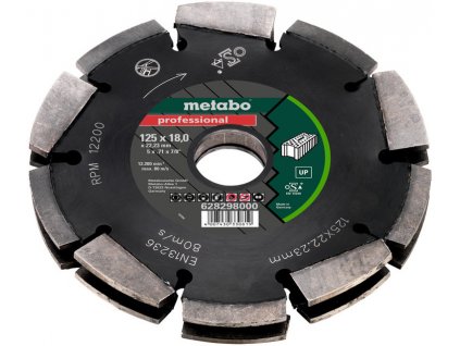 METABO DIA frézovací kotouč 125x22,23mm (18 mm)