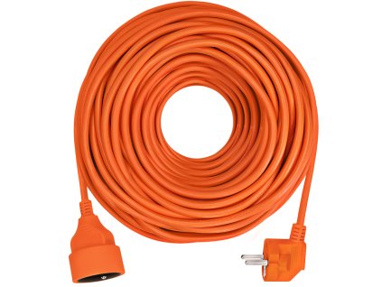 51265 2 solight ps11 prodluzovaci kabel spojka 1 zasuvka 40 m 3 x 1 5mm2 oranzova