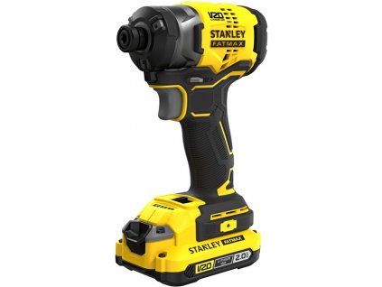 STANLEY SFMCF820D2K FatMax V20 (2x2Ah) 1/4" aku rázový utahovák - 190 Nm