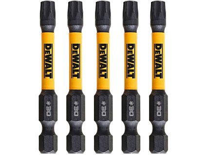 DeWALT DT7398T 1/4" HEX T30 Torx 57mm torzní rázový bit FlexTorq EXTREME – balení 5 ks