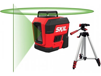 SKIL 1961 DA zelený čárový laser 360° + stativ