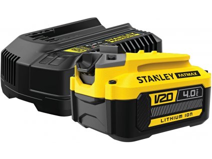 STANLEY SFMCB14M1 FatMax V20 startovací sada - 1x aku 4Ah + nabíječka