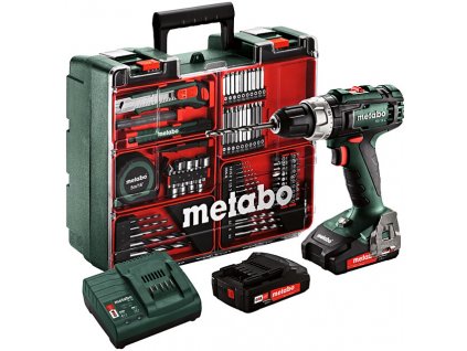 METABO BS 18 L Set aku vrtačka + mobilní dílna