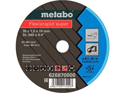 METABO Flexiarapid Super Inox sada 76mm (5x)