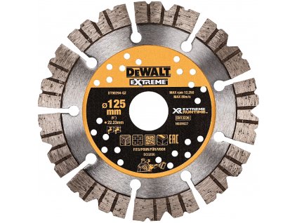 DeWALT DT90294 DIA 125x22,23mm DIA kotouč pro drážkovací frézku DCG200 (1 ks)