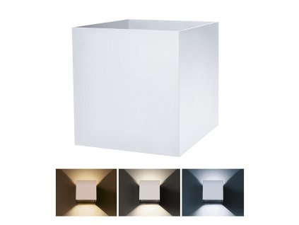 93106 solight wo801 w led venkovni nastenne osvetleni parma 6w 360lm 10 110 bila