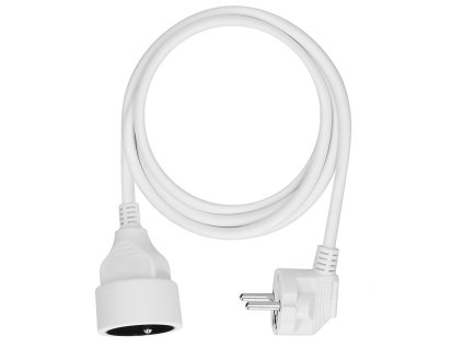 93520 solight ps01 prodluzovaci kabel spojka 1 zasuvka 1 5m 3 x 1mm2 bila