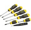 STANLEY 0-65-009 7dílná sada šroubováků CushionGrip Volt-metr