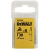 DeWALT DT7258 šroubovací bity Torx, 25-T30-5