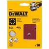 DEWALT brusný papír na suchý zip 115x115 mm | P60 | 10 ks