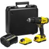 STANLEY SFMCD711C2K FatMax V20 aku vrtačka s příklepem (2x1,5Ah)