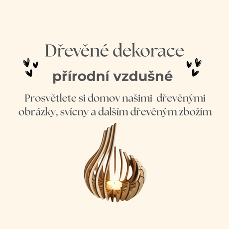 Dřevěné dekorace