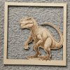 Dřevěný obraz - Tyrannosaurus
