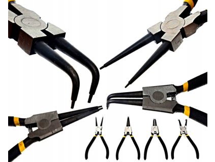 32599 3 szczypce do pierscieni segera 6 4szt segeera zestaw szczypiec 150mm