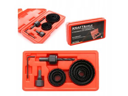 32677 2 vrtaci korunky do dreva sada 11ks kd10278 kraft dele