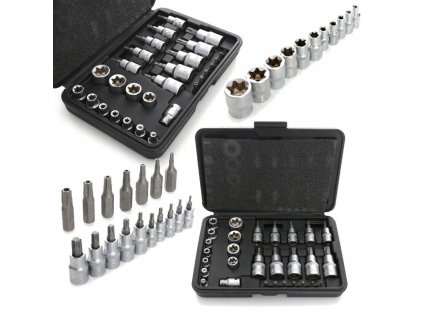 32848 sada bitu a nastrcnych klicu torx 30 ks kd10242 kraft dele