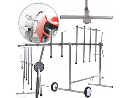 35971 5 stojak wozek lakierniczy obrotowy 6 ramion 90kg