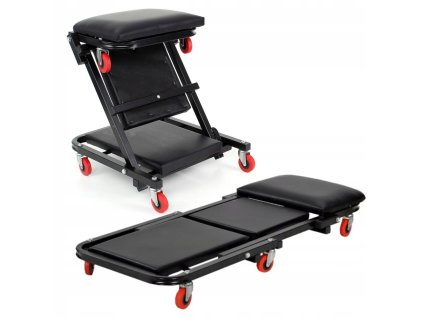 Montážní lehátko KD378 KRAFT&DELE (Materiál nerezová ocel, hliník, plast, Hmotnost 10kg, Rozměry 106x45x15 cm)