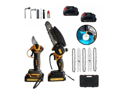 4699 3 4699 7 aku zahradnicke nuzky a pilka hayami