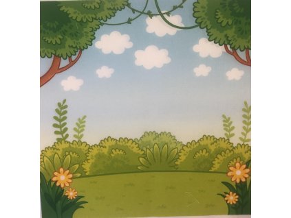 Tisk pozadí bavlněné plátno 25x25 cm