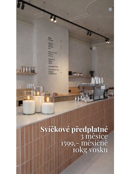 Svíčkové předplatné – 3 měsíce