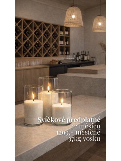 Svíčkové předplatné – 12 měsíců