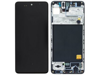 lcd display samsung a515 galaxy a51 dotyk folie cerny