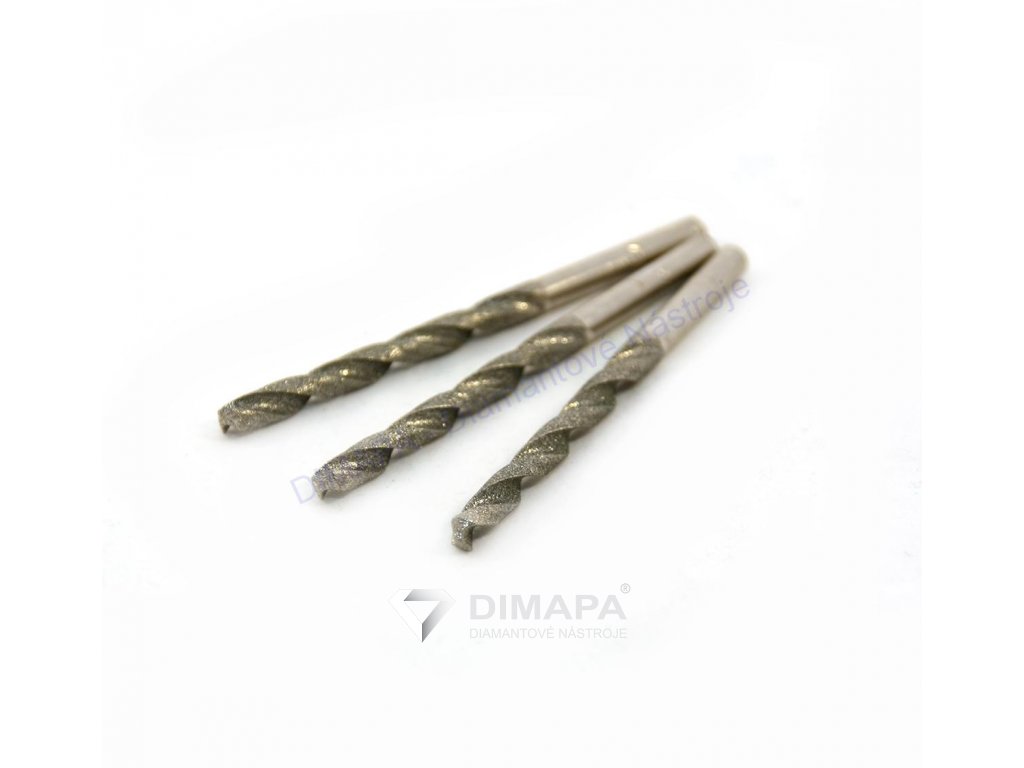5 mm Diamantový vrták - spirálový DIMAPA