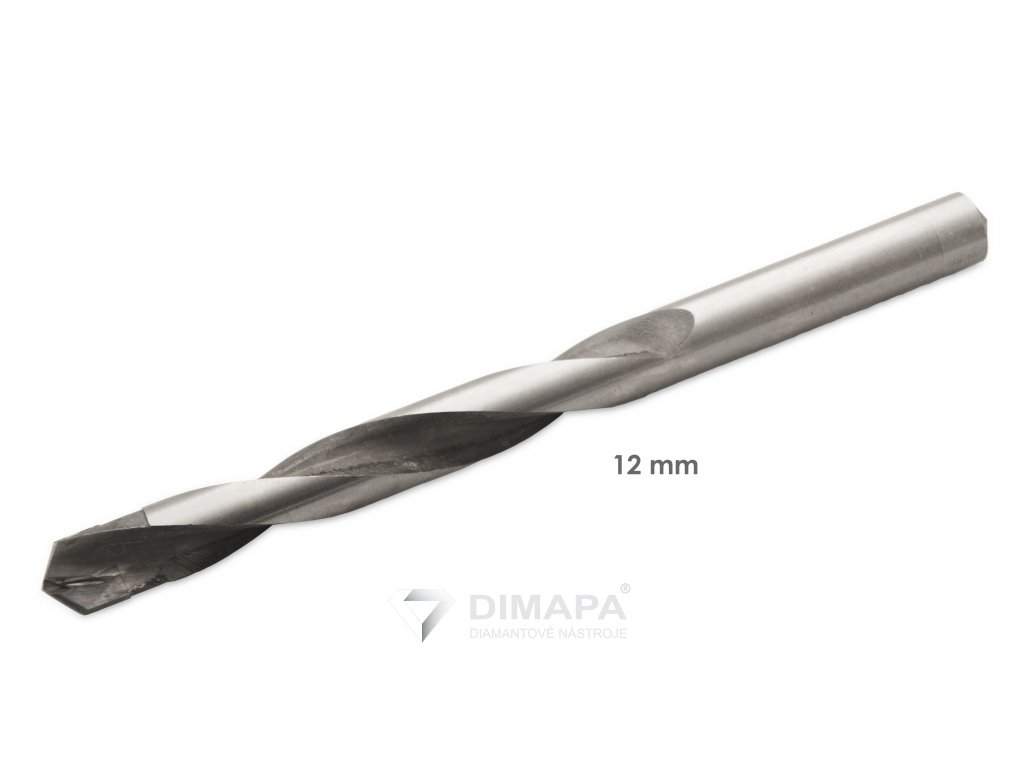 12 mm Vrták do kovu - SK karbidový plátek DIMAPA