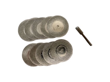 50mm diamantový kotouč malý 10 ks 40 zrnitost
