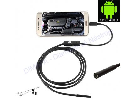 1 m USB mikroskop, endoskop pro Android telefon, kamera, špionažní set