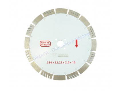 230x15 mm Řezný kotouč DIMAPA STONE