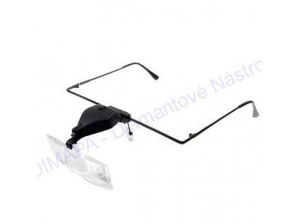 Brýlová - náhlavní lupa binokulární - LED přisvícení AKCE