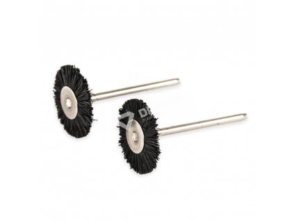 Leštící kartáček - kotouč, tvrdý (černý) 5ks