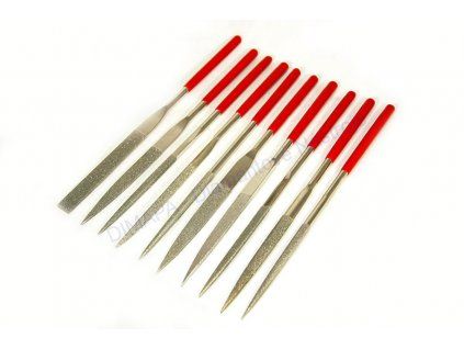 Pilníky diamantové 180 mm - 10 ks