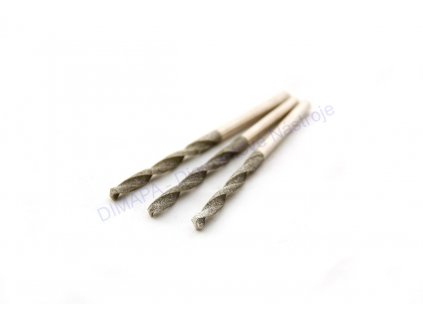 4 mm Diamantový vrták - spirálový DIMAPA