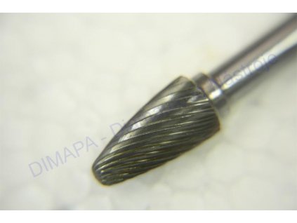 Wolfram Karbidová fréza 12 mm zakulacený oblouk - rovný břit