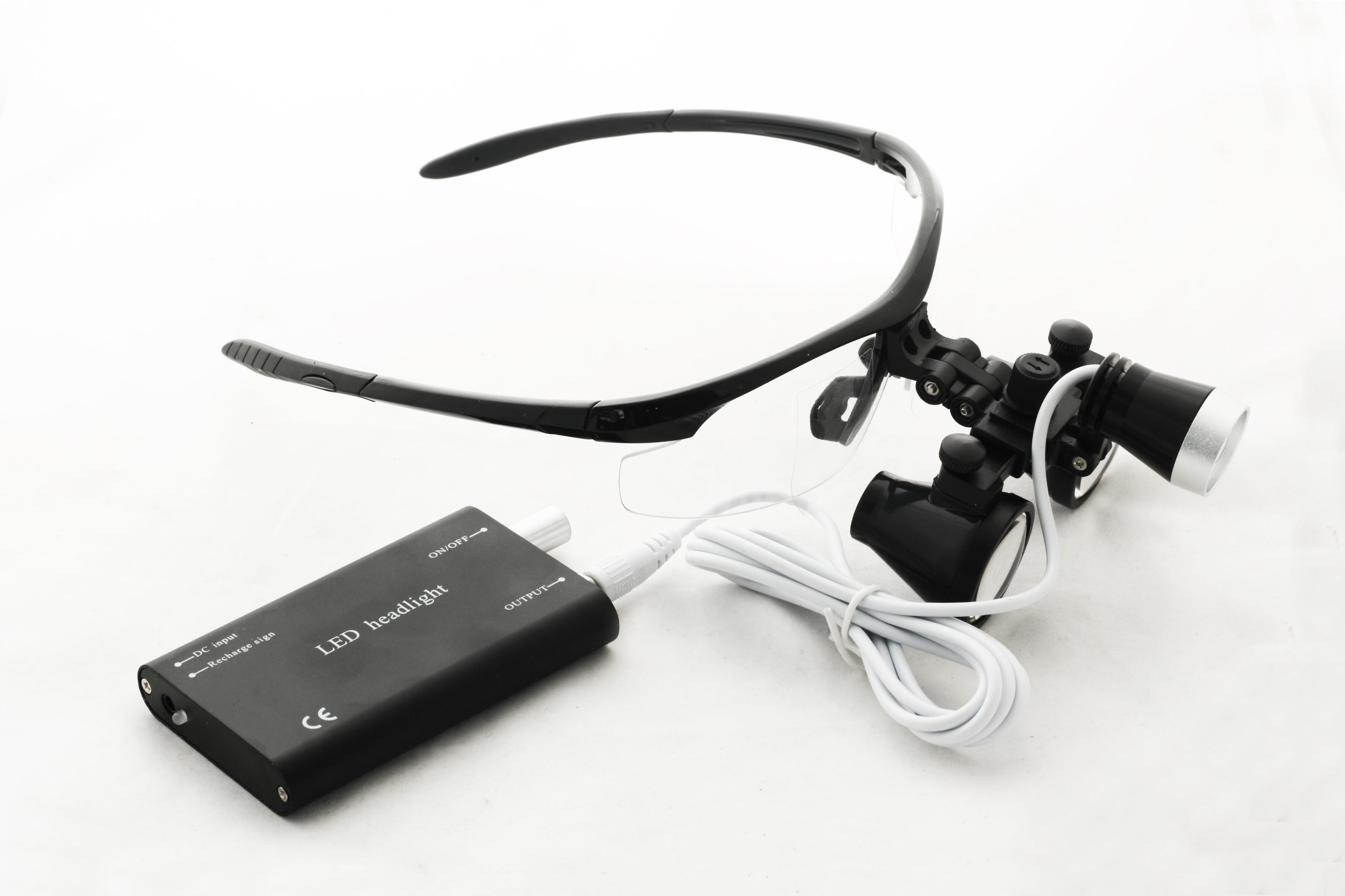 3.5x Binokularlupe Mit 3W LED Beleuchtung - 420mm Arbeitsabstand