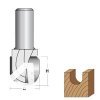 Fréza na dřevo, stopka 8 mm / U profil - SL2280663X