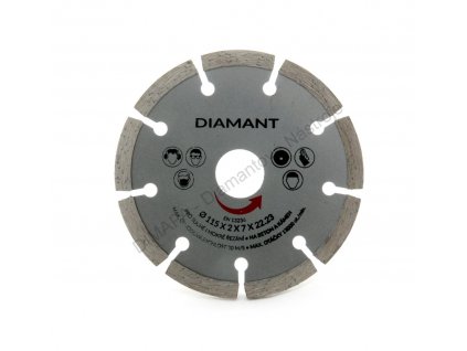 115 mm Diamantový kotúč segmentový DIAMANT