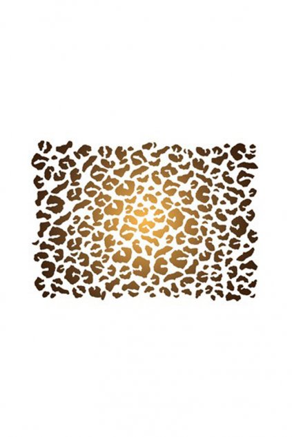 Leopard šablona