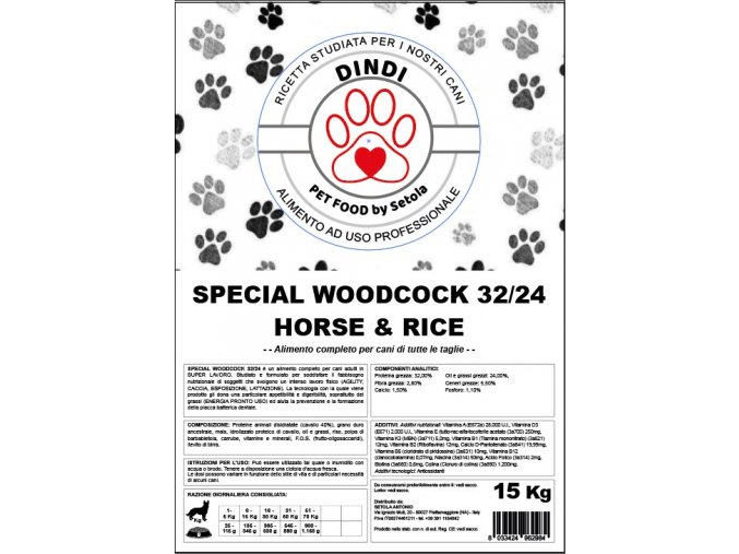 Special Woodcock 32/24 kůň/rýže 15kg