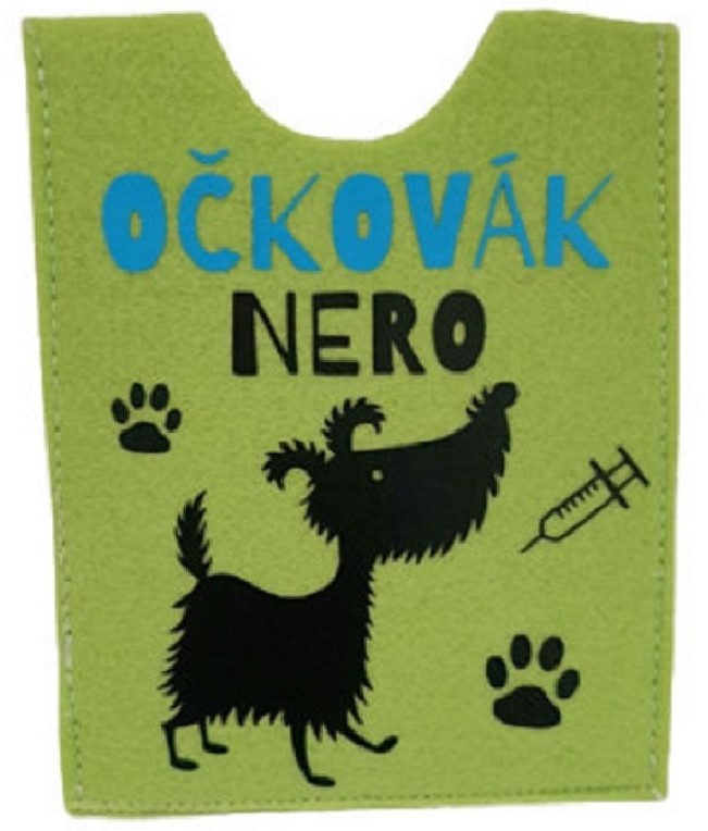 Obal na očkovací průkaz se jménem